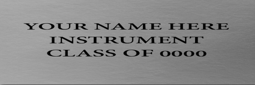 Spartan Band Alumni Plaque