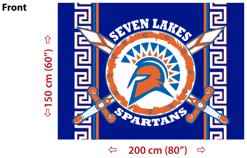 Seven Lakes Spartans Deluxe Blanket