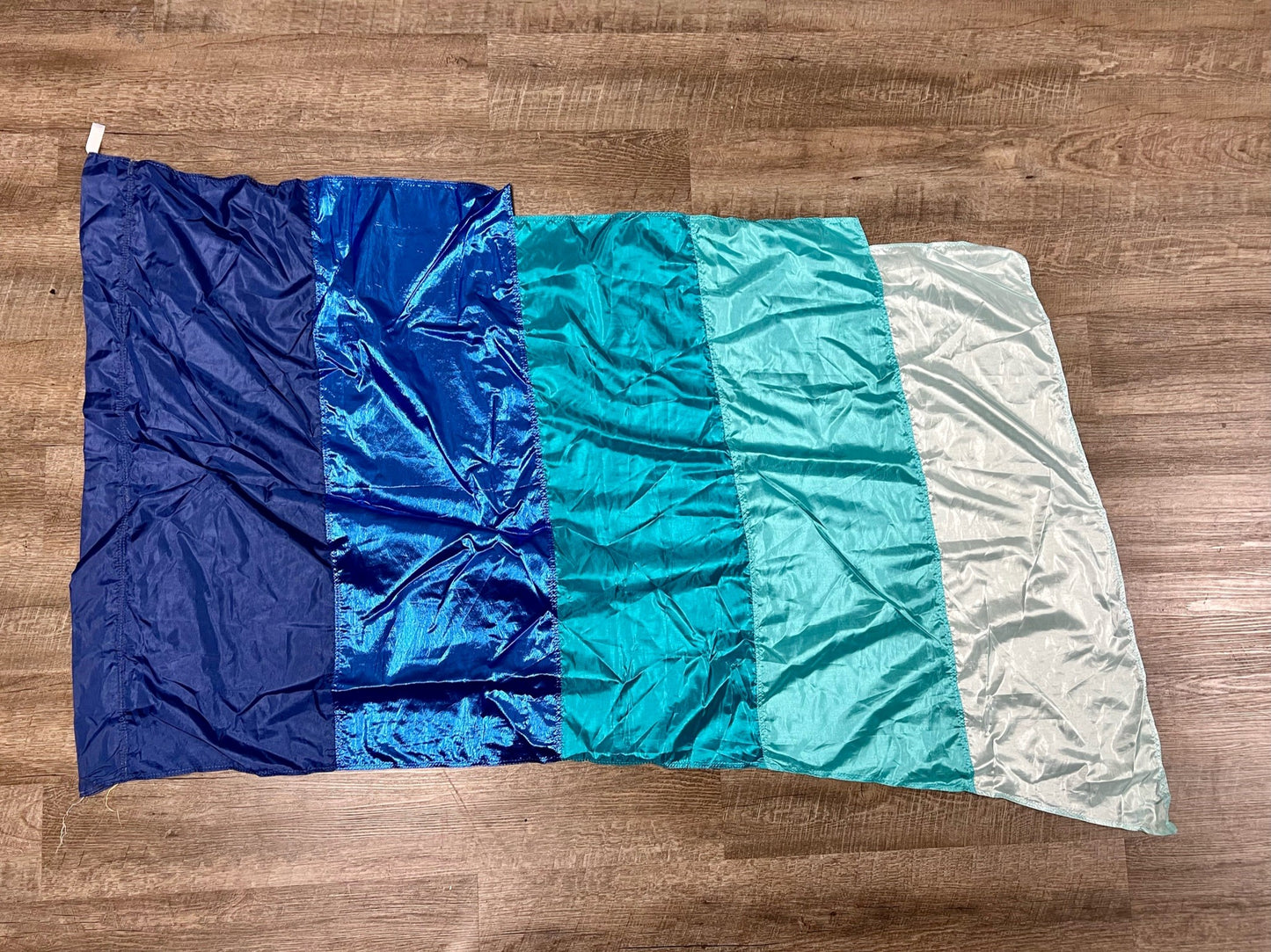 Blue Color Block Flags