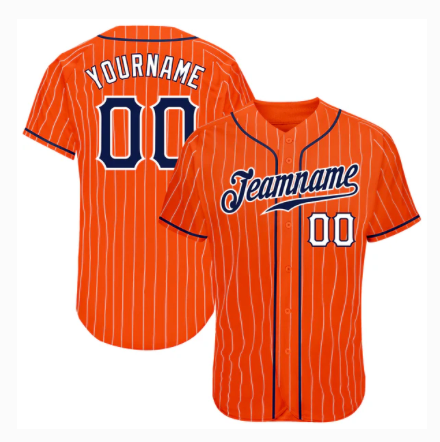 Chaperone Orange Baseball Jersey