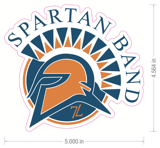 Spartan Band Stickers