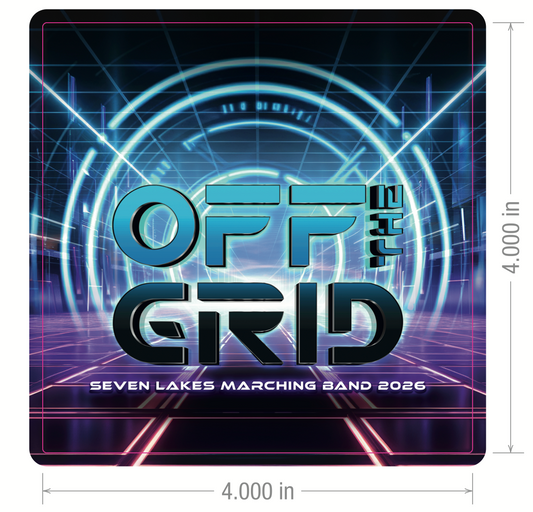 Off The Grid Show Holographic Stickers